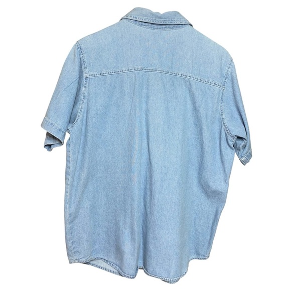 Dr Seuss vintage blue soft,thin,Sam I am denim short sleeve shirt SZ-q14/16 - Picture 2 of 8